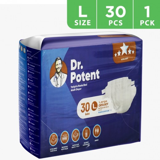 Dr.Potent Dr.Potent Adult Diaper (X-Large) 10 Pcs X6